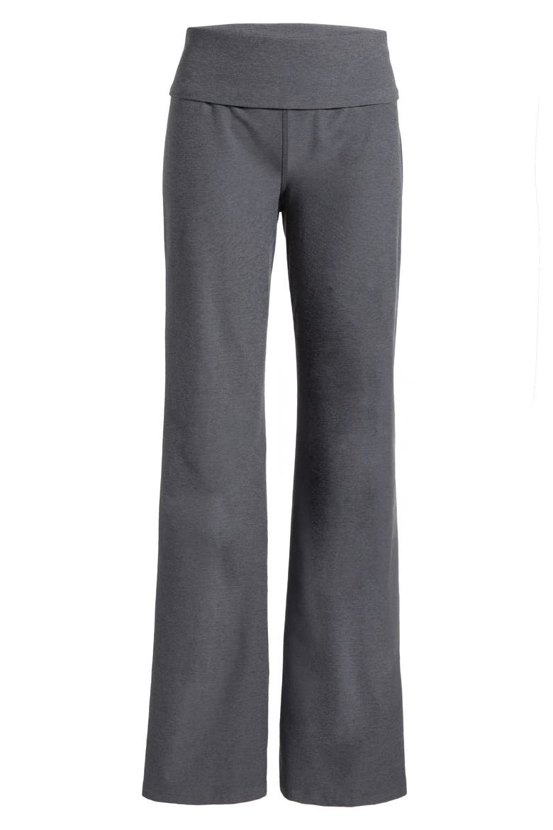 Space Dye Wide Leg Pants, Alternate, color, SOFT UMBER HEATHER