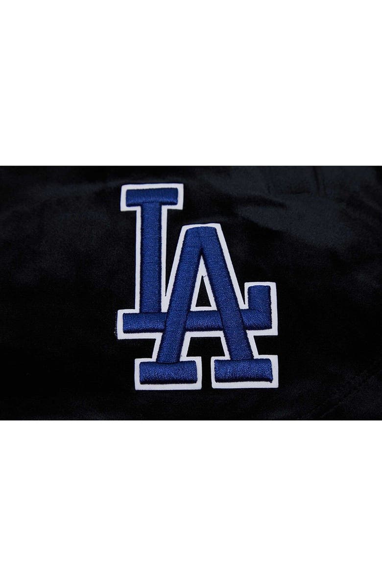 PRO STANDARD Women's Pro Standard Black Los Angeles Dodgers Classic Velour Lounge Shorts, Alternate, color, 