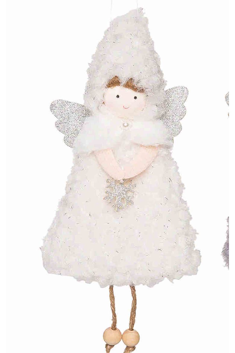 Winter Angels Ornaments A/4, Alternate, color, White
