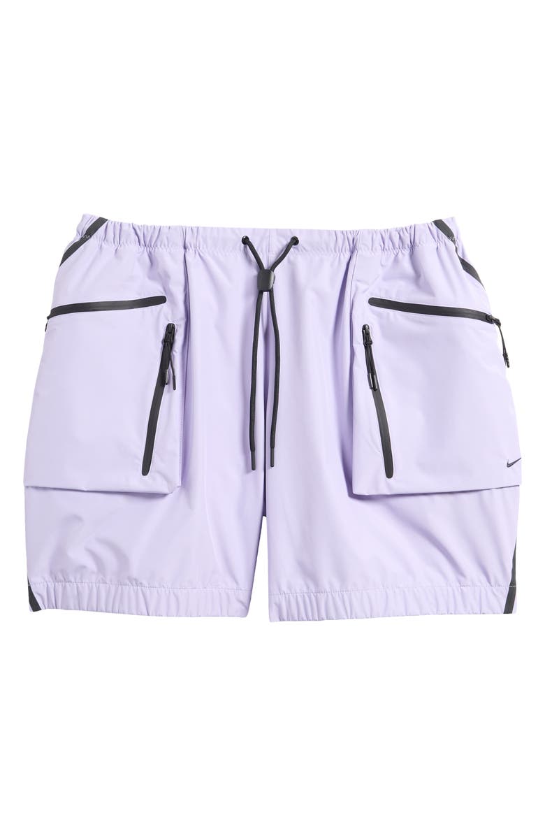 Nike Super Lightweight Waterproof Shorts, Alternate, color, Hydrangeas/ Black