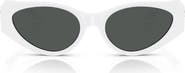 Versace 55mm Cat Eye Sunglasses
