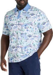 Original Penguin Big & Tall Palm Springs Performance Polo Shirt