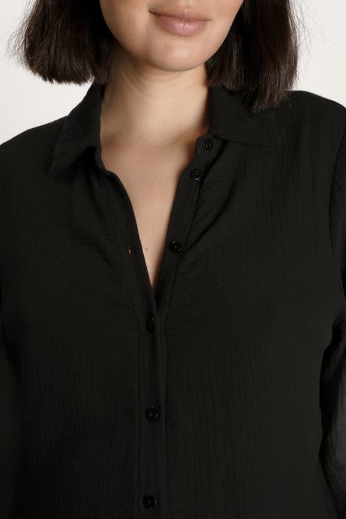 Nom Maternity Juniper Cotton Romper In Black