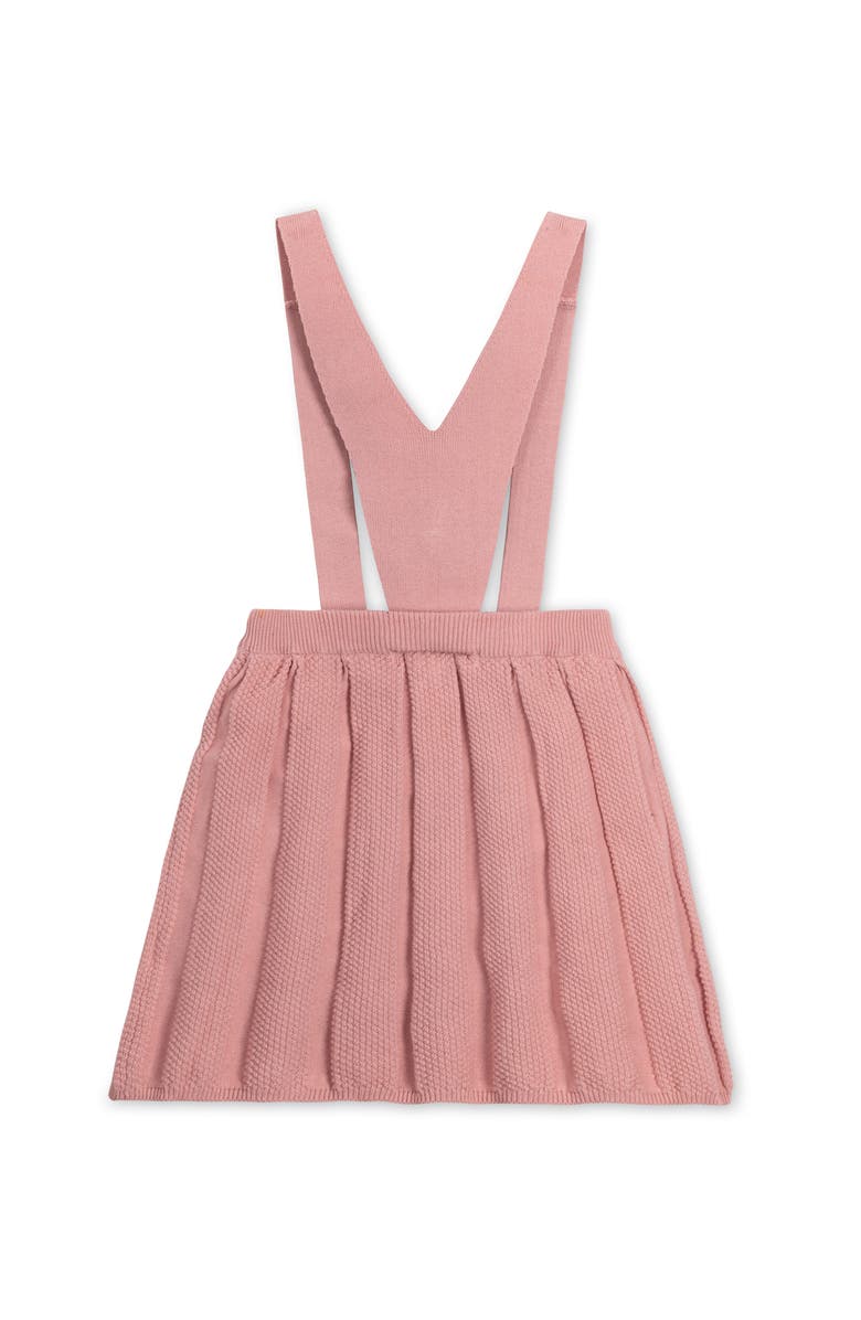 Hope & Henry Girls' Pleated Sweater Skirtall, Toddler, Alternate, color, Rose