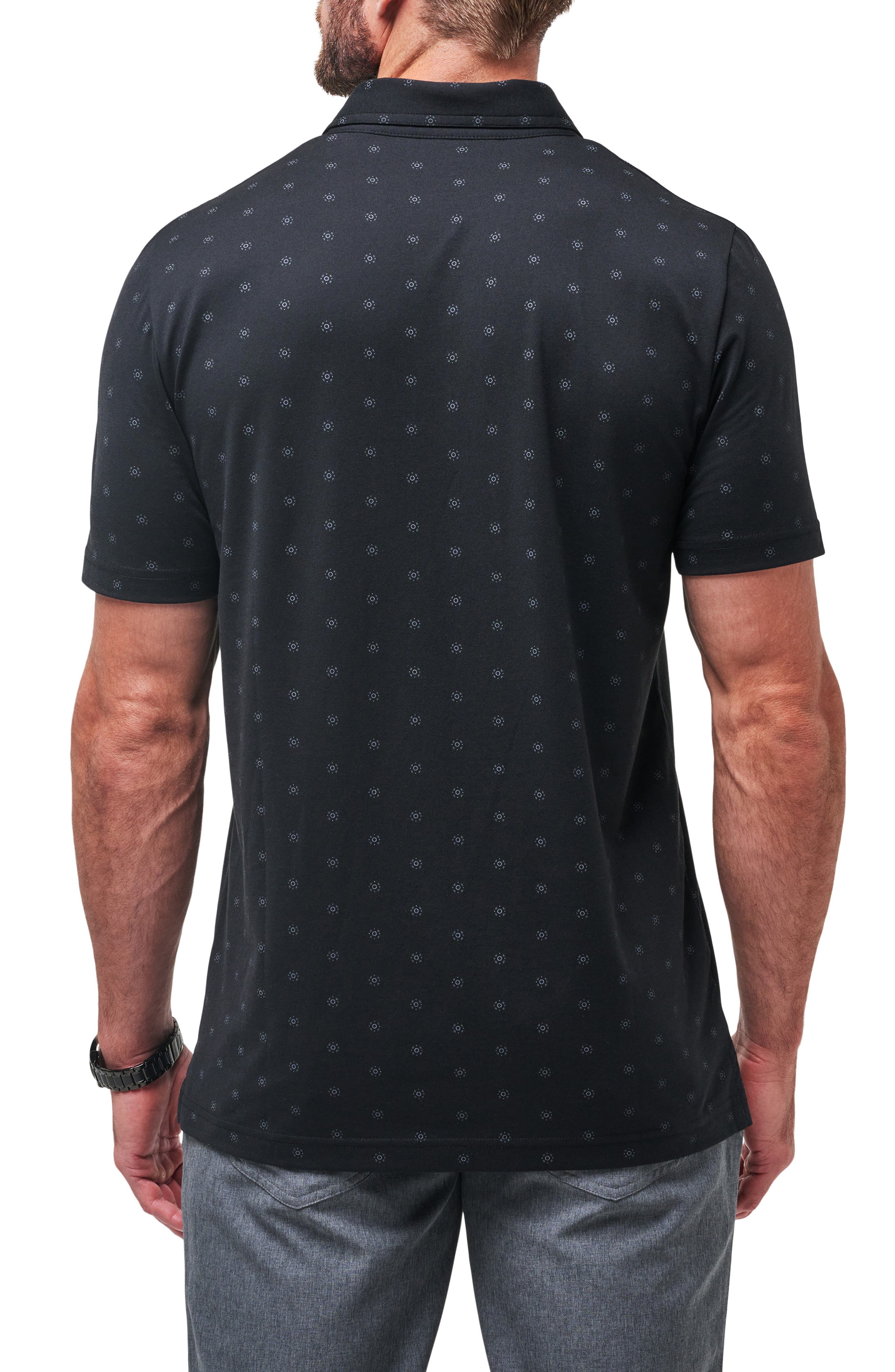 Beach Pit Medallion Print Polo - image 2