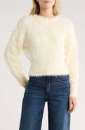 WAYF Fluffy Crop Sweater