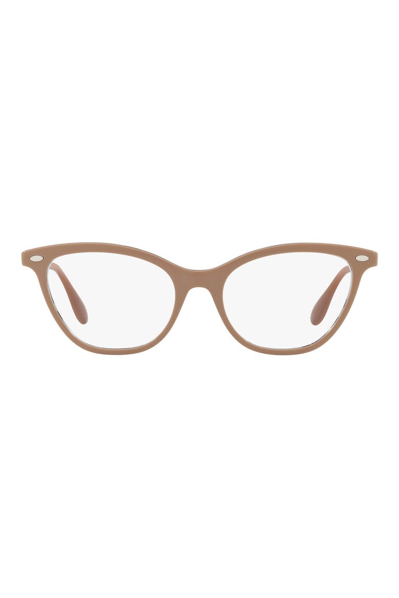 54mm Butterfly Optical Glasses, Main, color, BEIGE TORT