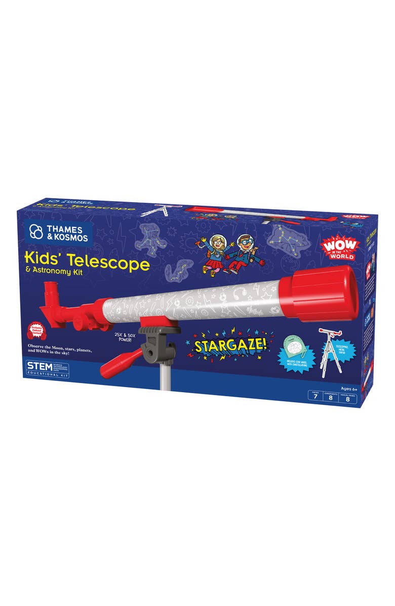 Thames & Kosmos Wow in the World Telescope Kit, Alternate, color, Multicolored