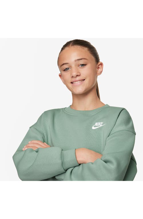 Nike Kids' Sportswear Club Fleece Sweatshirt In Green
