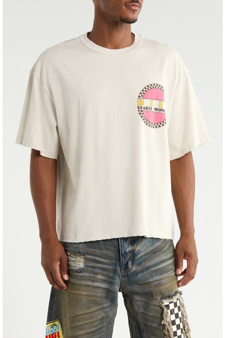 Baja Cotton Graphic T-Shirt, Main, color, ANTIQUE WHITE