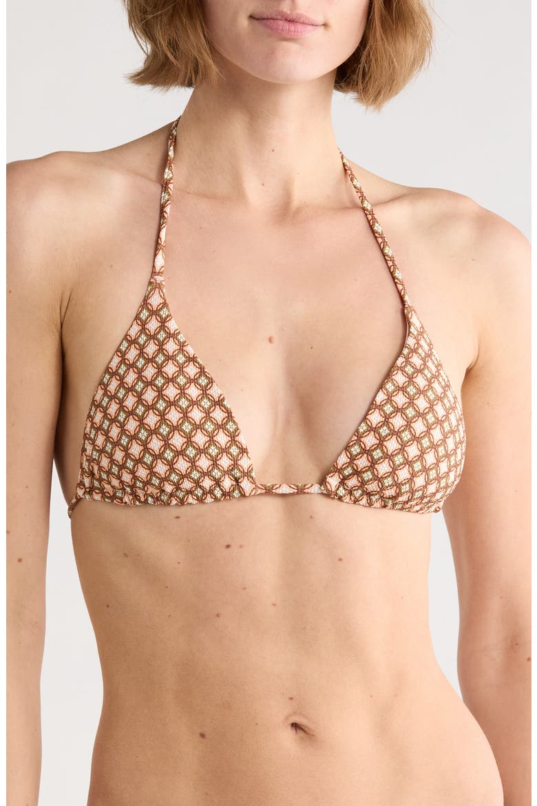 Balmy Reversible Bikini Top, Main, color, BROWN