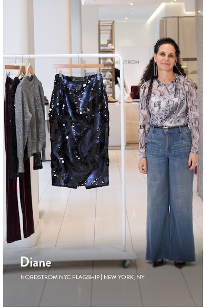 Donnelly Paillette Maxi Skirt video