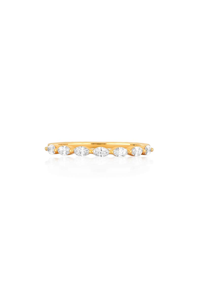 Half Marquise Diamond Band, Main, color, 14K YELLOW GOLD
