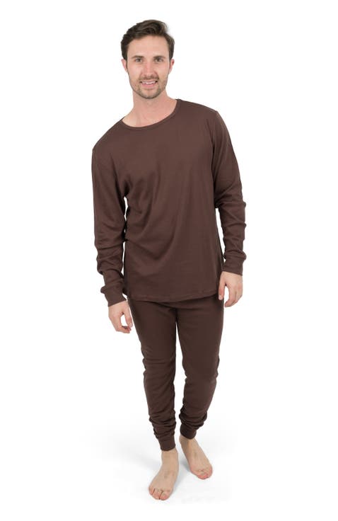 Men's Cotton Solid Matching Family Pajamas