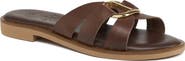 Grace Footwear Eris Gold Buckle Slide Sandal