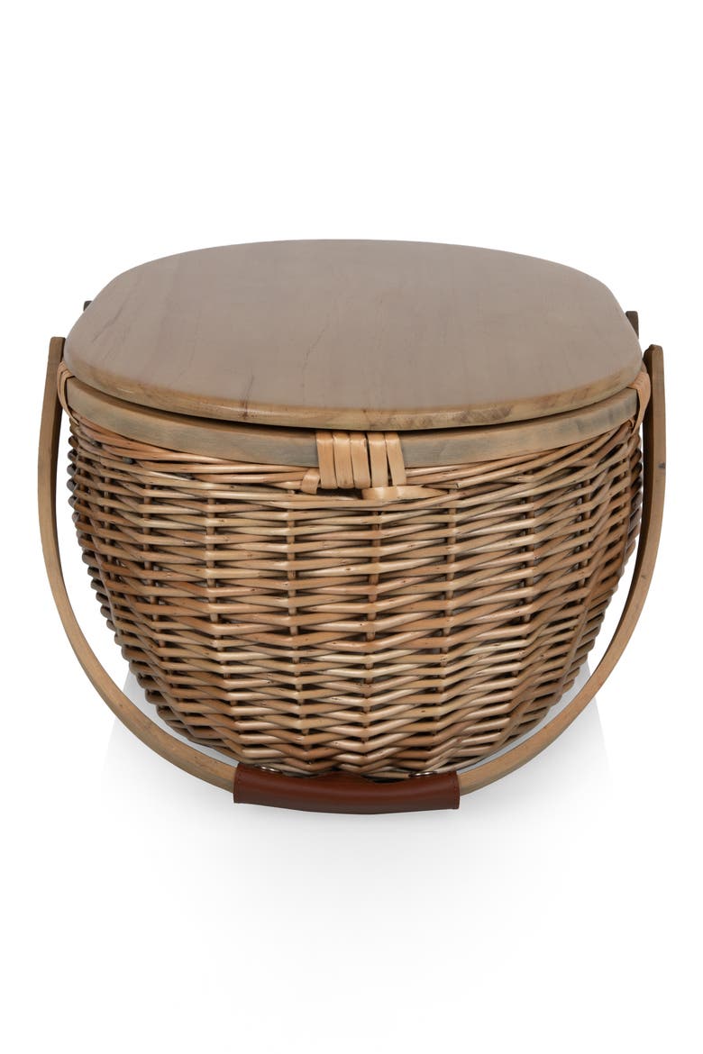 Sequoia Picnic Basket, Alternate, color, BEIGE
