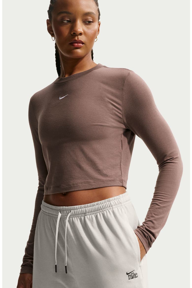 Sportswear Chill Knit Shorts, Alternate, color, OREWOOD BROWN/ SMOKE GREY