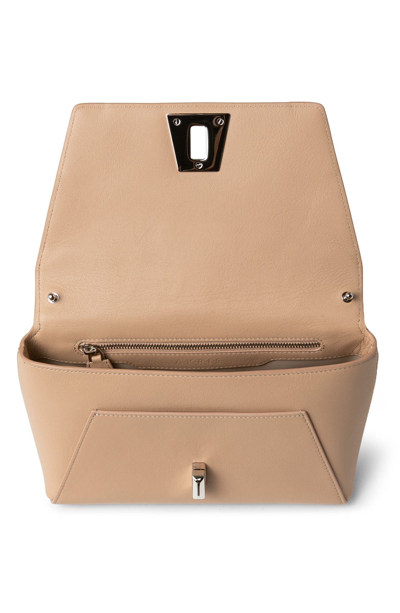 Akris Small Anouk Braided Trapezoid Leather Crossbody Bag, Alternate, color, 