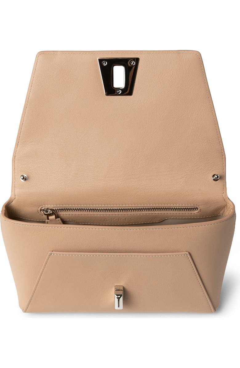 Akris Small Anouk Braided Trapezoid Leather Crossbody Bag, Alternate, color,