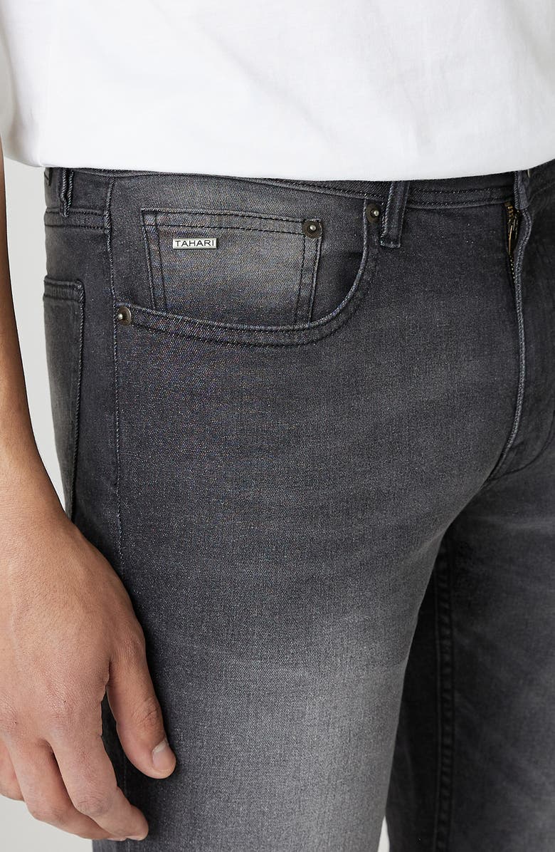 Tahari Stretch Slim Jeans, Alternate, color, 