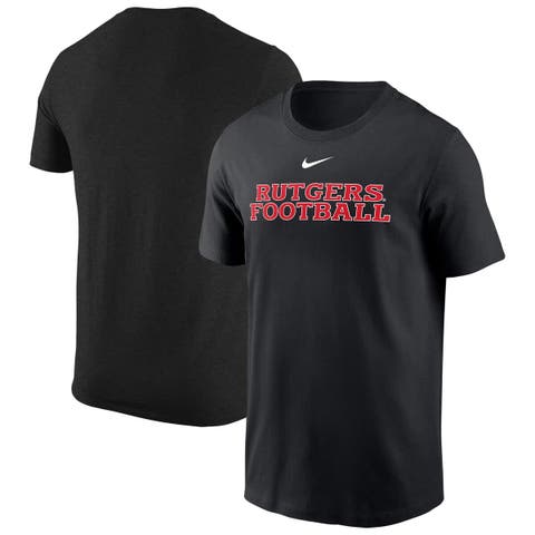 Men's Nike Black Rutgers Scarlet Knights Football Performance T-Shirt