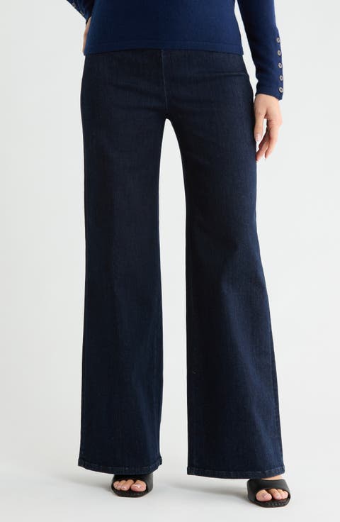 Anderson Wide Leg Pull-On Jeans