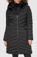 DKNY Stretch Packable Longline Quilted Jacket