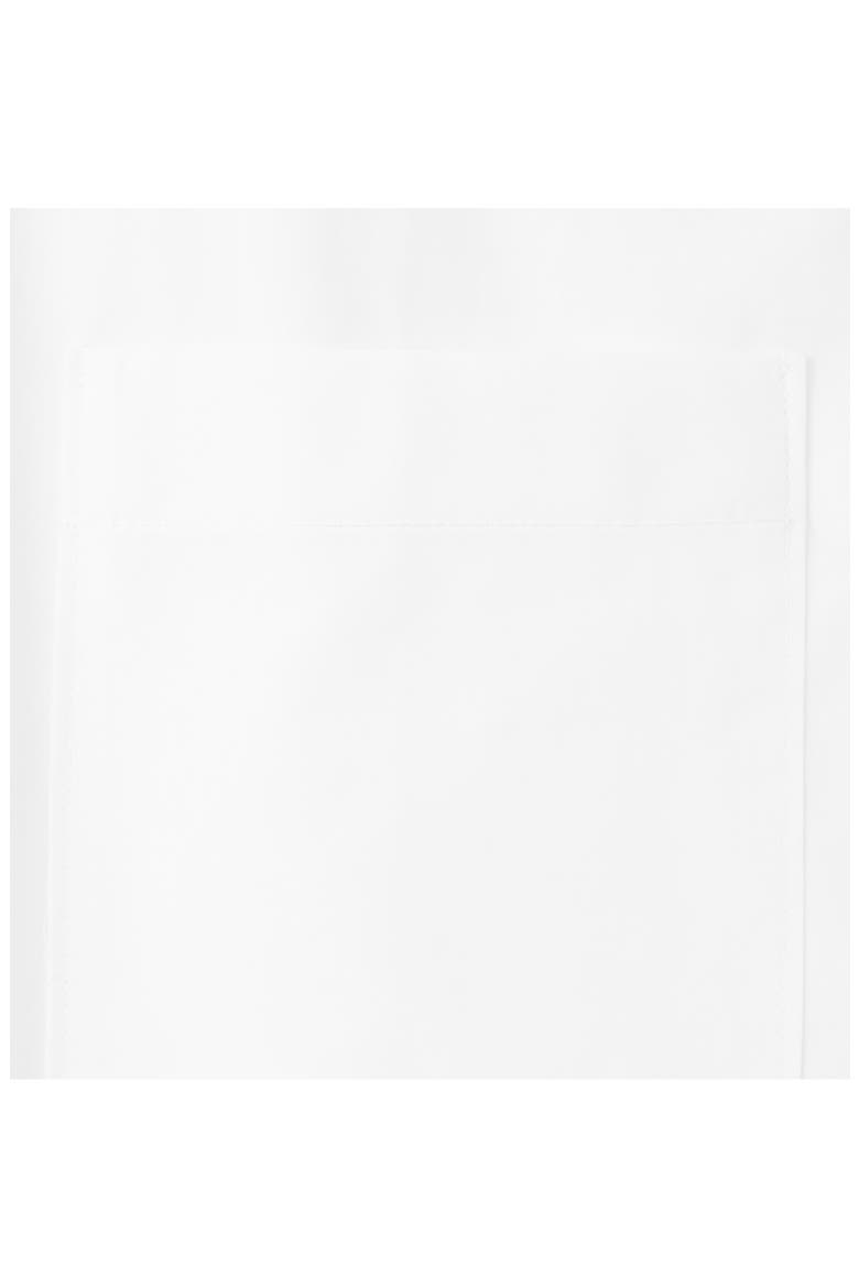 Starring Hailey Bieber Short Sleeve Cotton Poplin Button-Up Shirt, Alternate, color, OFF WHITE