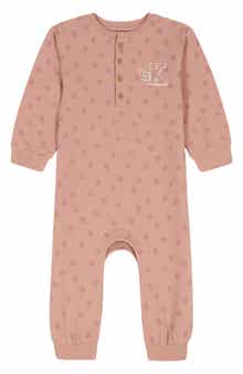 Long Sleeve Cotton Blend Romper