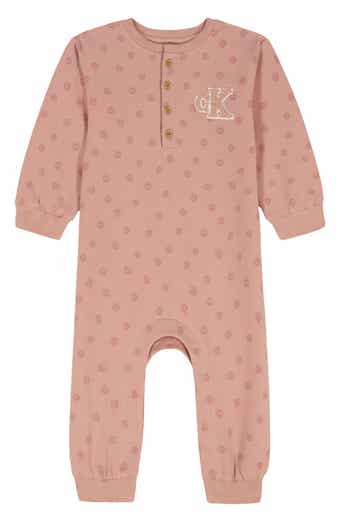 Long Sleeve Cotton Blend Romper