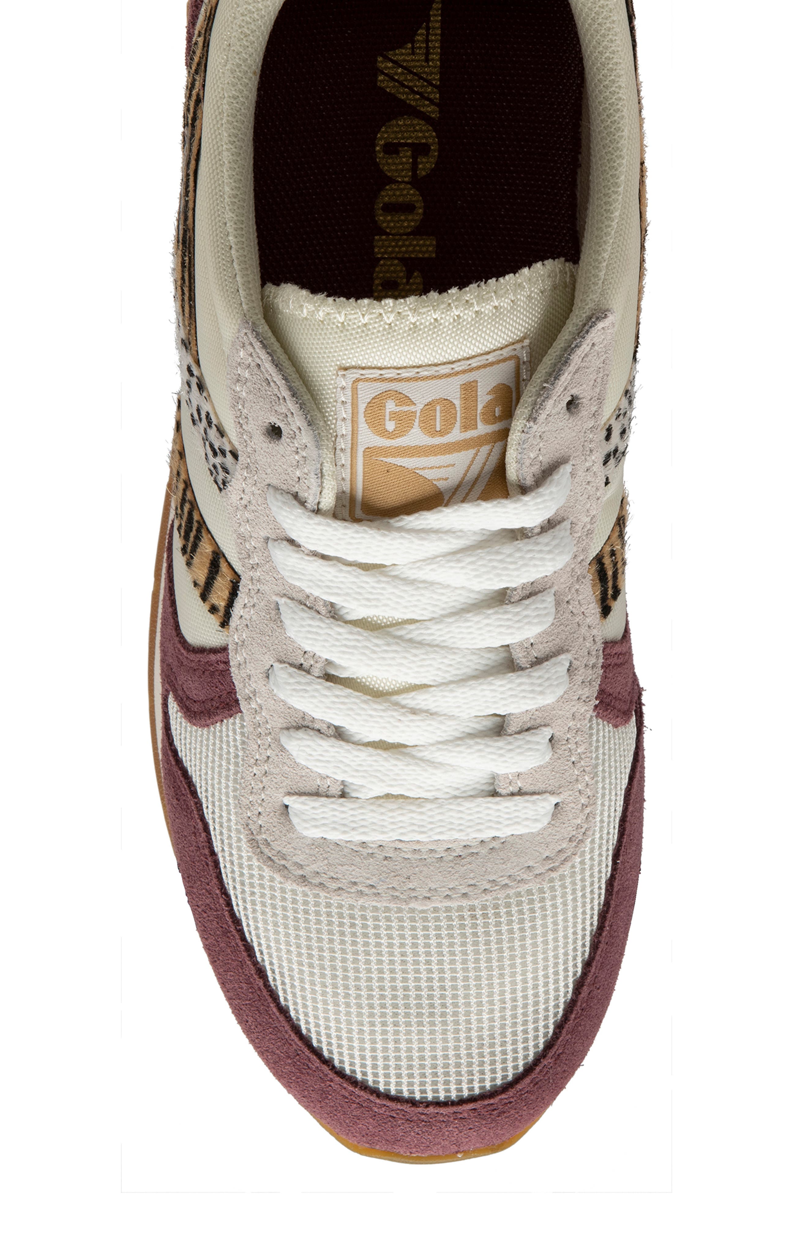 Gola Classics Daytona Safari Sneaker, Alternate, color, Off White/ Windsor Wine