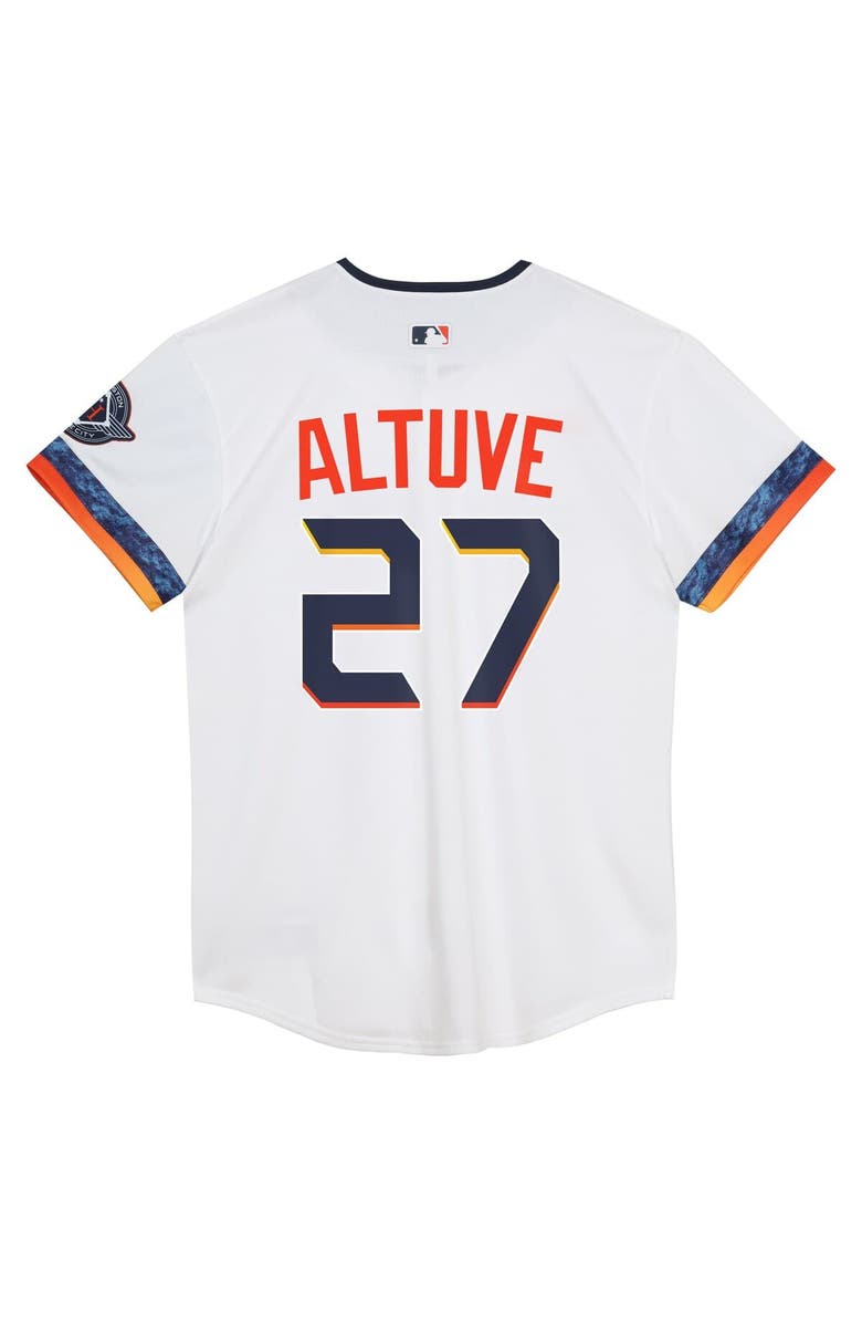 Nike Preschool Nike Jose Altuve White Houston Astros 2025 City Connect Limited Player Jersey, Alternate, color, White