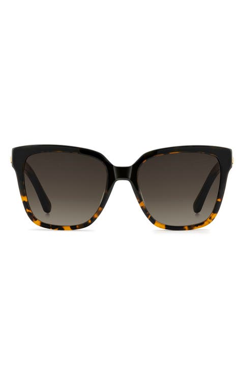 kiya 56mm square sunglasses