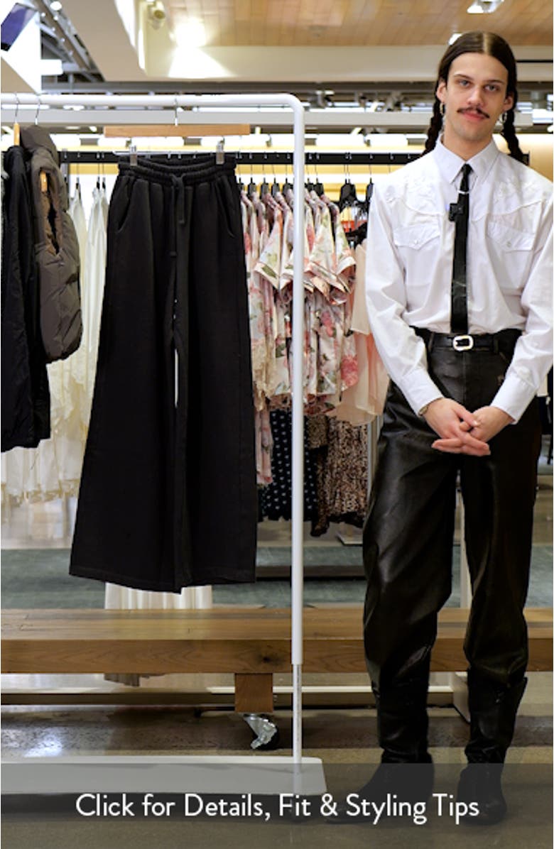 The Avery Brushed Fleece Sweatpants, sales video thumbnail