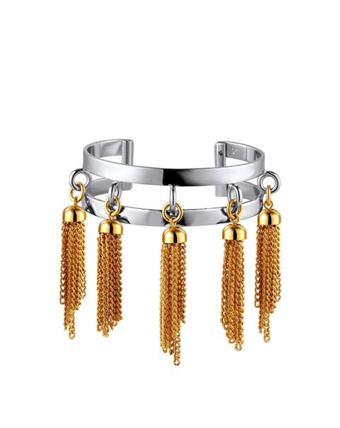 Tassel Cuff Two Tone