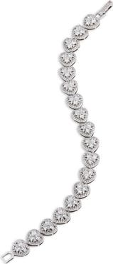 SAVVY CIE JEWELS Heart Link Bracelet
