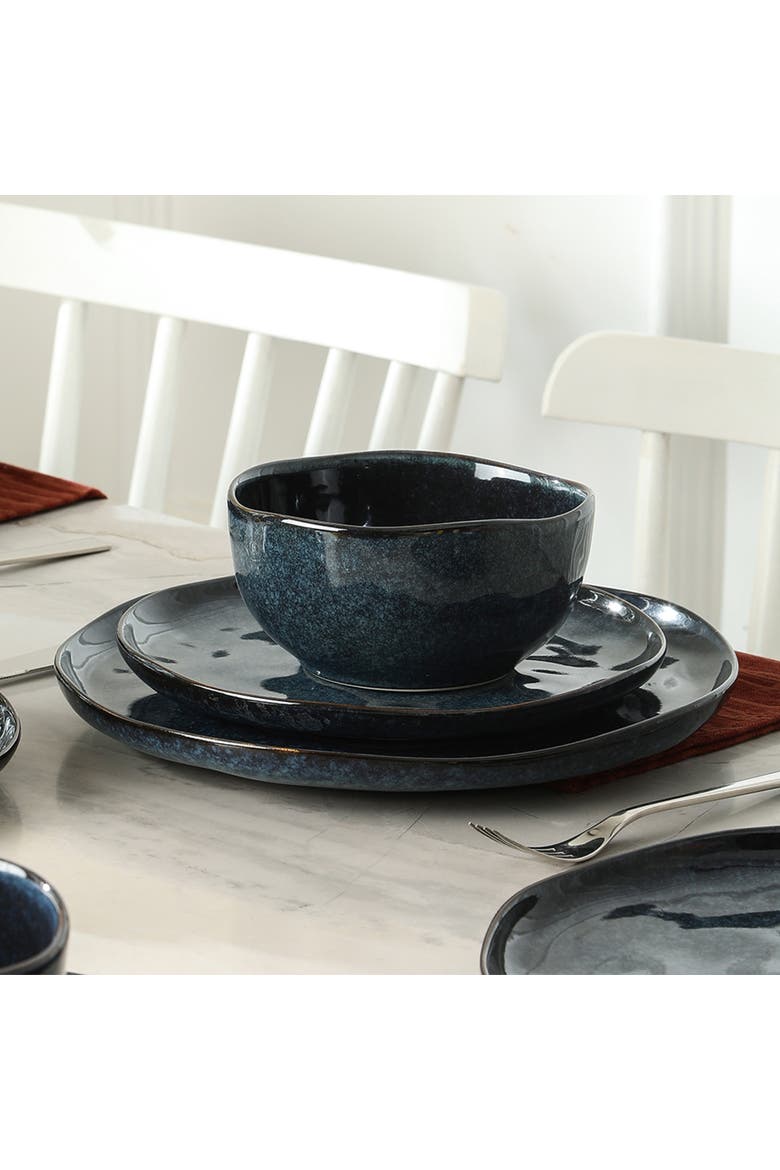 Mirella Stoneware 4-Piece Bowl Set, Alternate, color, Blue