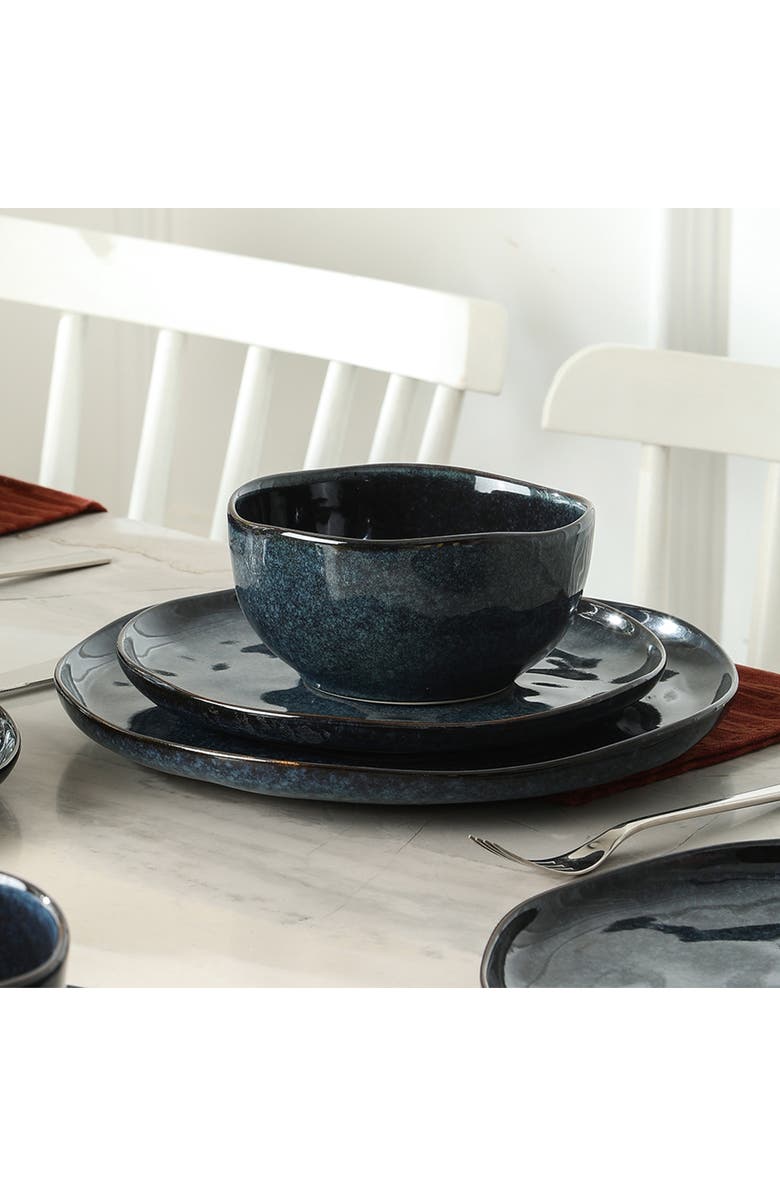 Stone Lain Mirella Stoneware 4-Piece Bowl Set, Alternate, color, Blue
