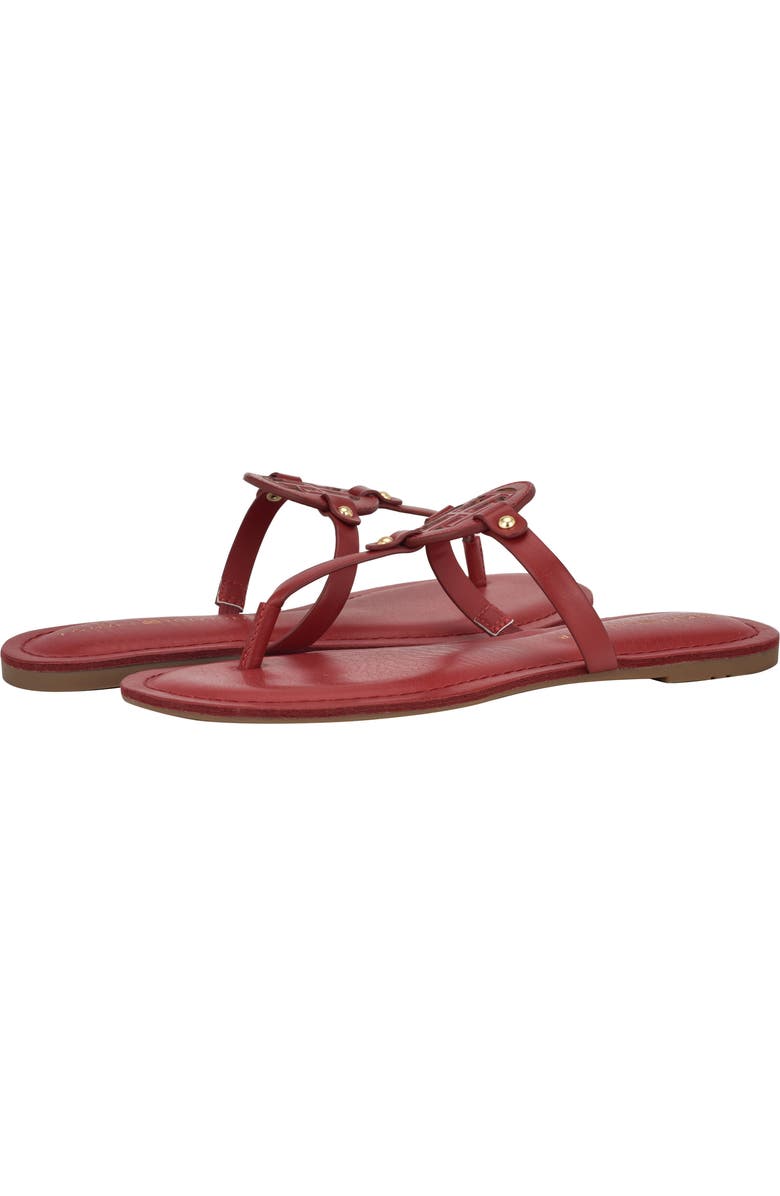 Tommy Hilfiger Litzy Flip Flop, Alternate, color, Dark Red