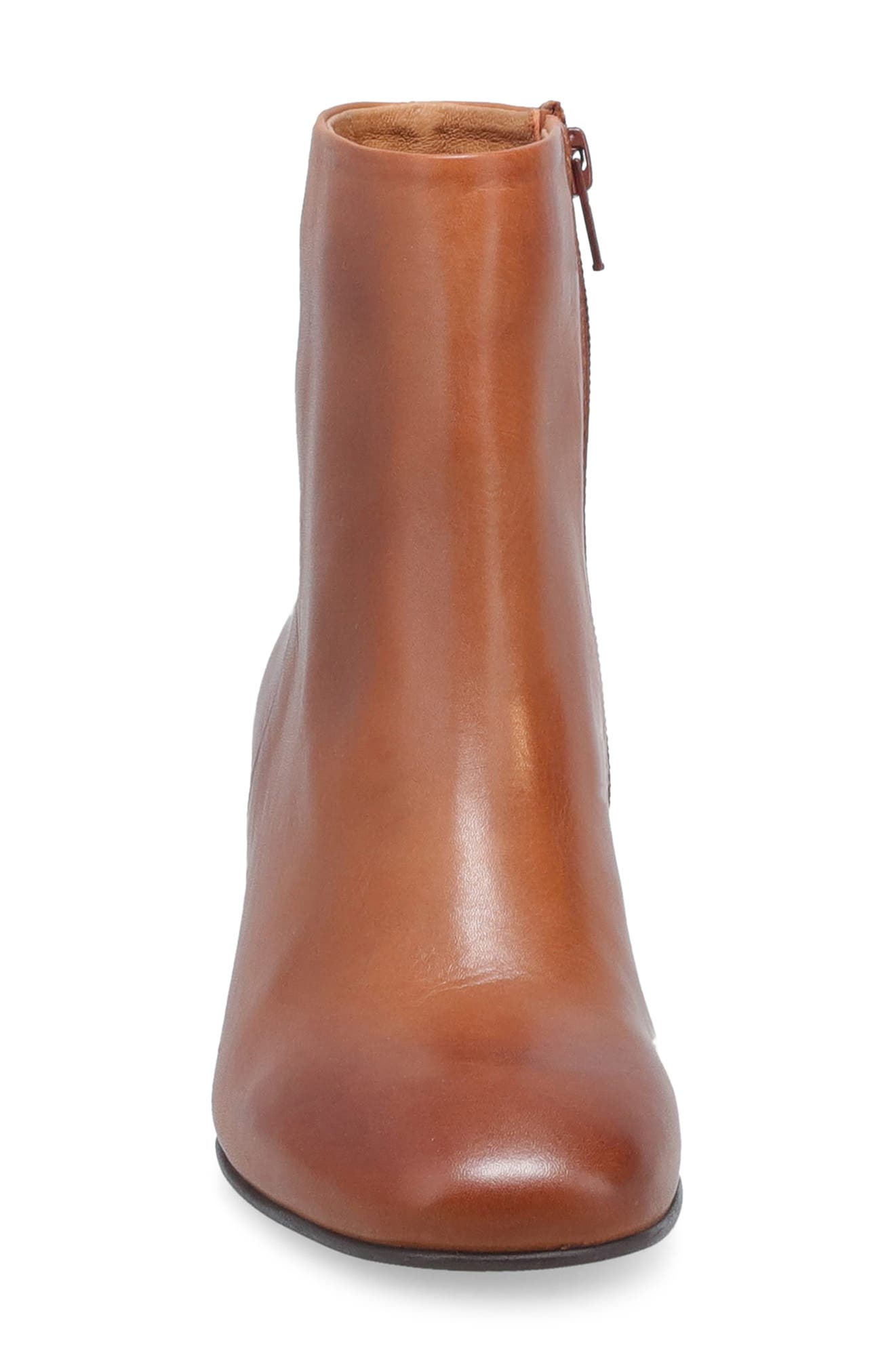 Garin Bootie, Alternate, color, BRANDY