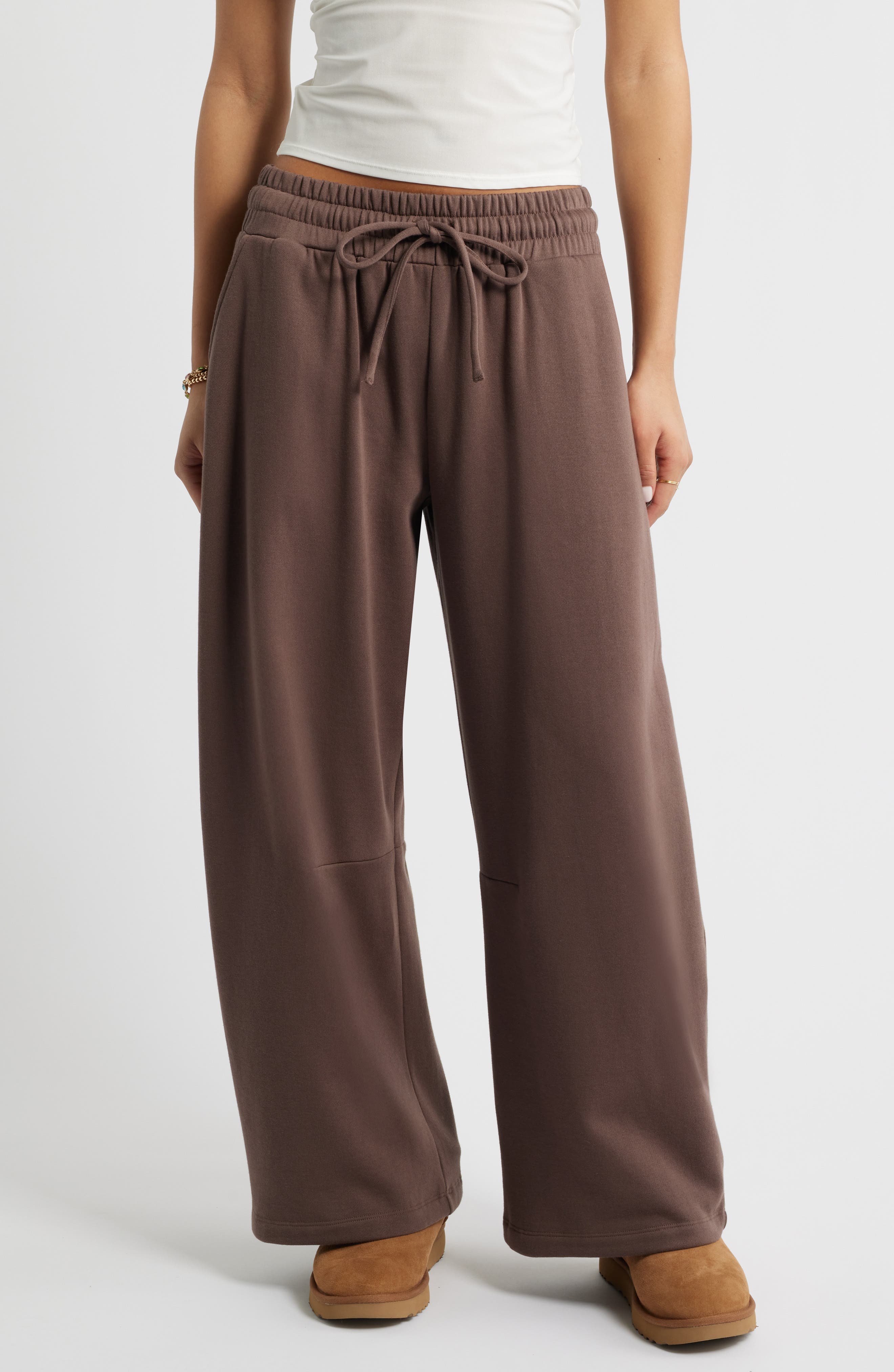 Barrel Leg Fleece Sweatpants - image 5