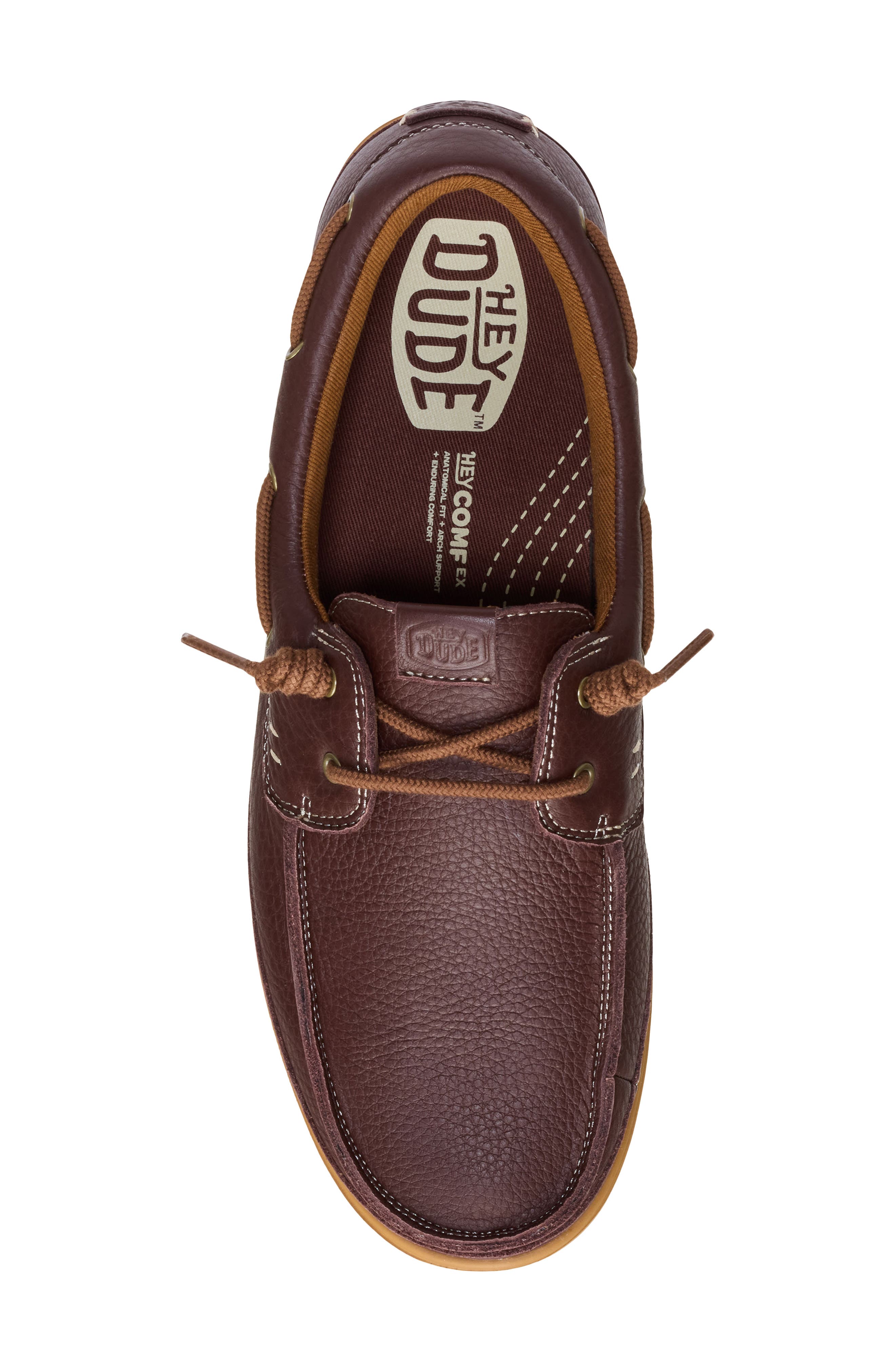 Hey Dude Harbor Lo Boat Shoe, Alternate, color, Shaved Brown/ Robe Brown