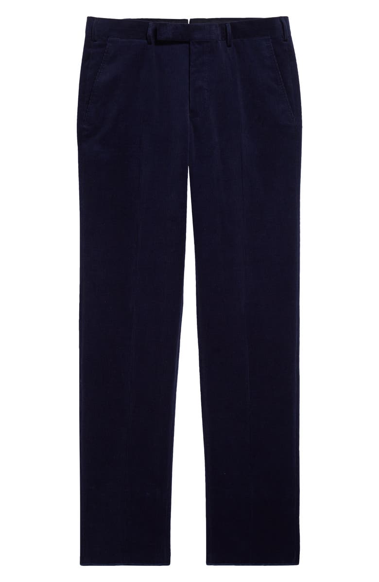 ZEGNA Cashco Corduroy Dress Pants, Alternate, color, Navy