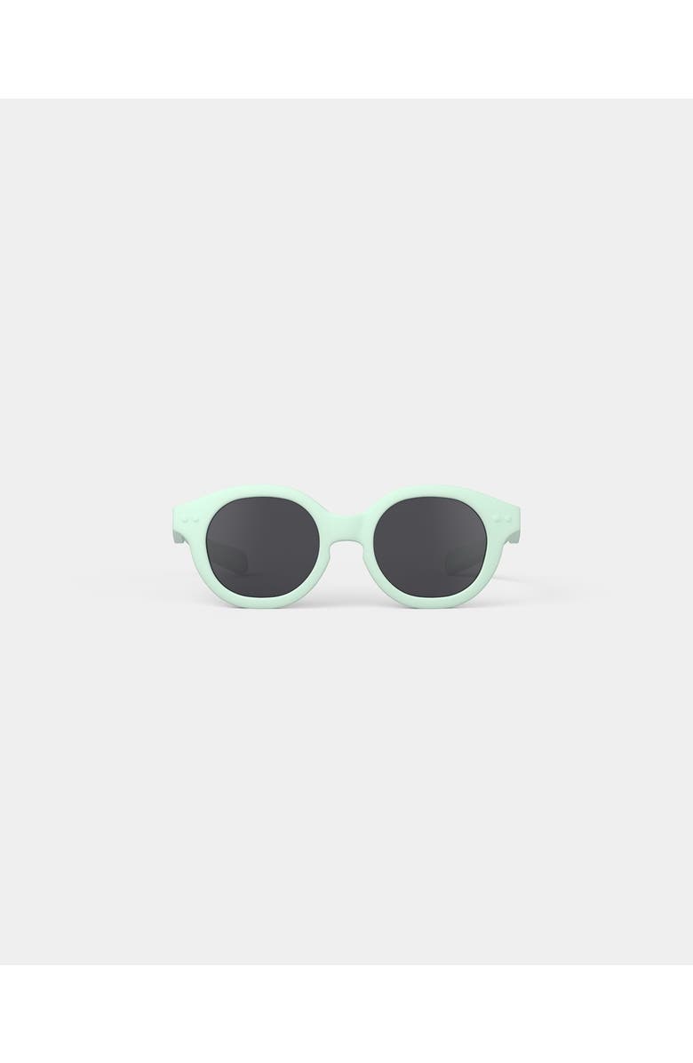 IZIPIZI #C 38mm Square Kids Sunglasses, Main, color, Aqua Green