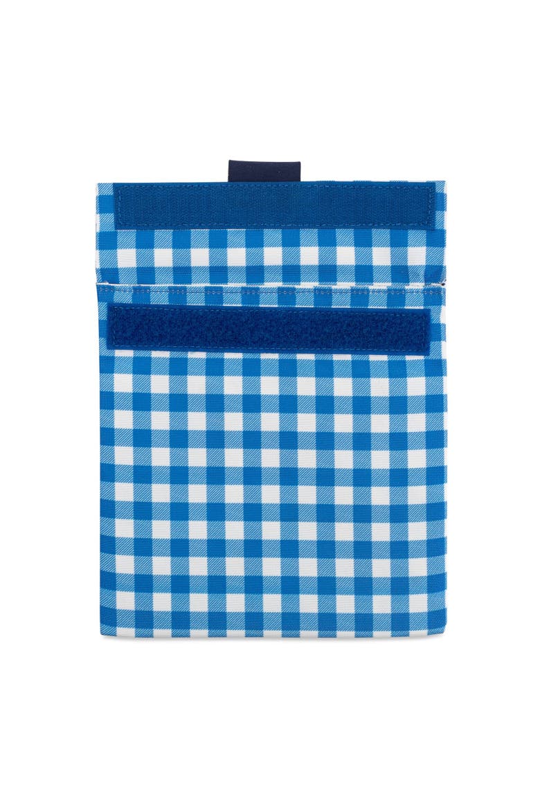 Reusable Sandwich Bags - Insulated, Washable, Eco-Friendly Fabric Pouches for Snacks, Wraps & Lunches, Alternate, color, Vichy and Cherry Stripes