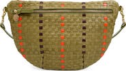 Clare V. Grande Fanny Woven Leather Belt Bag