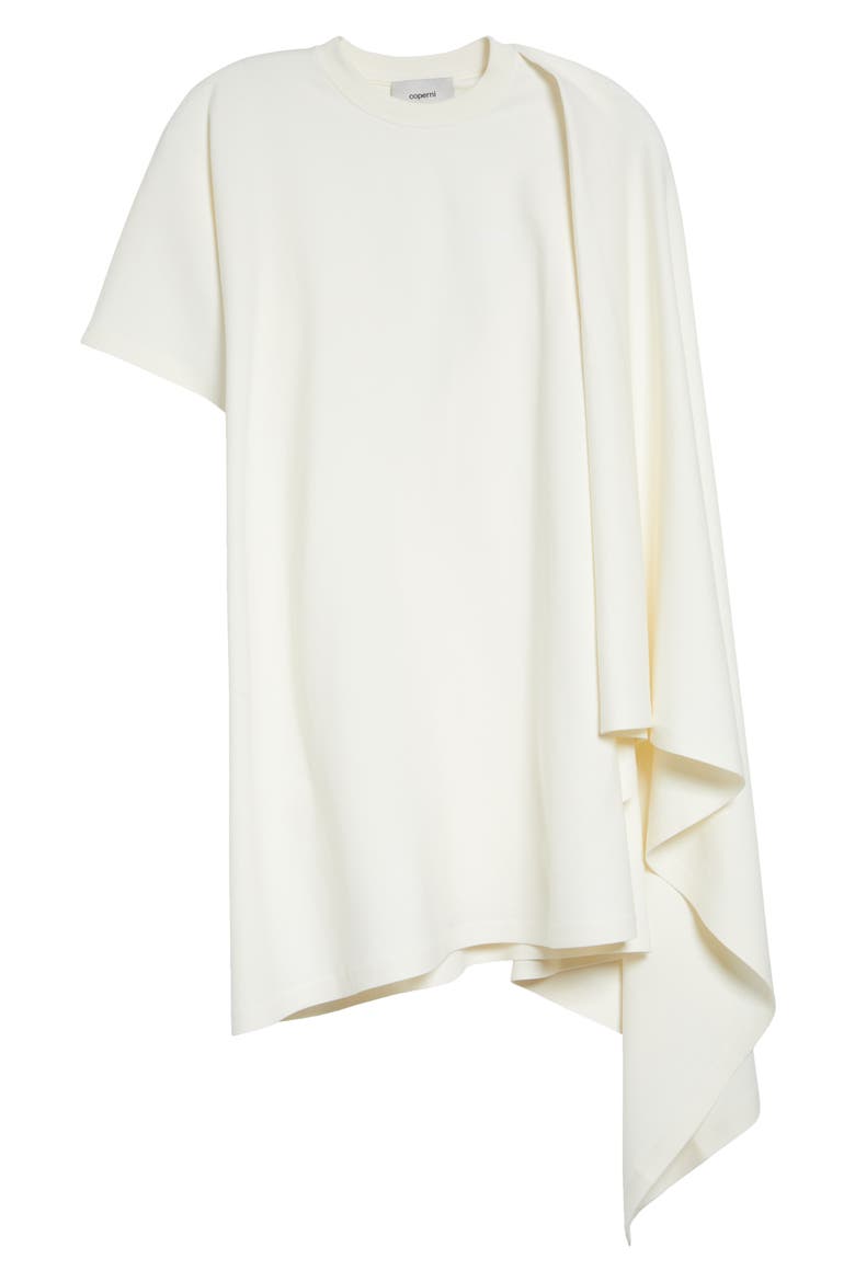 Zero Waste Asymmetric Shift Dress, Alternate, color, WHITE WHT