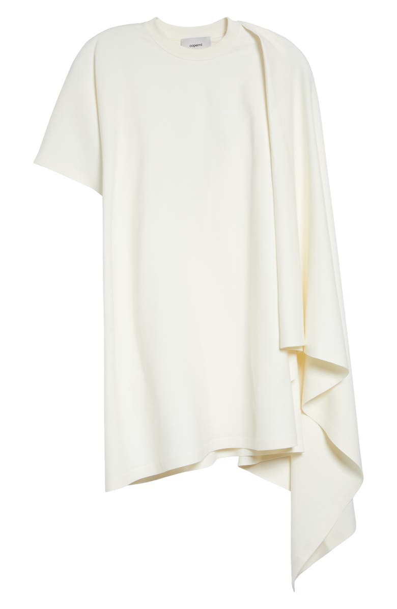 Coperni Zero Waste Asymmetric Shift Dress, Alternate, color, White Wht