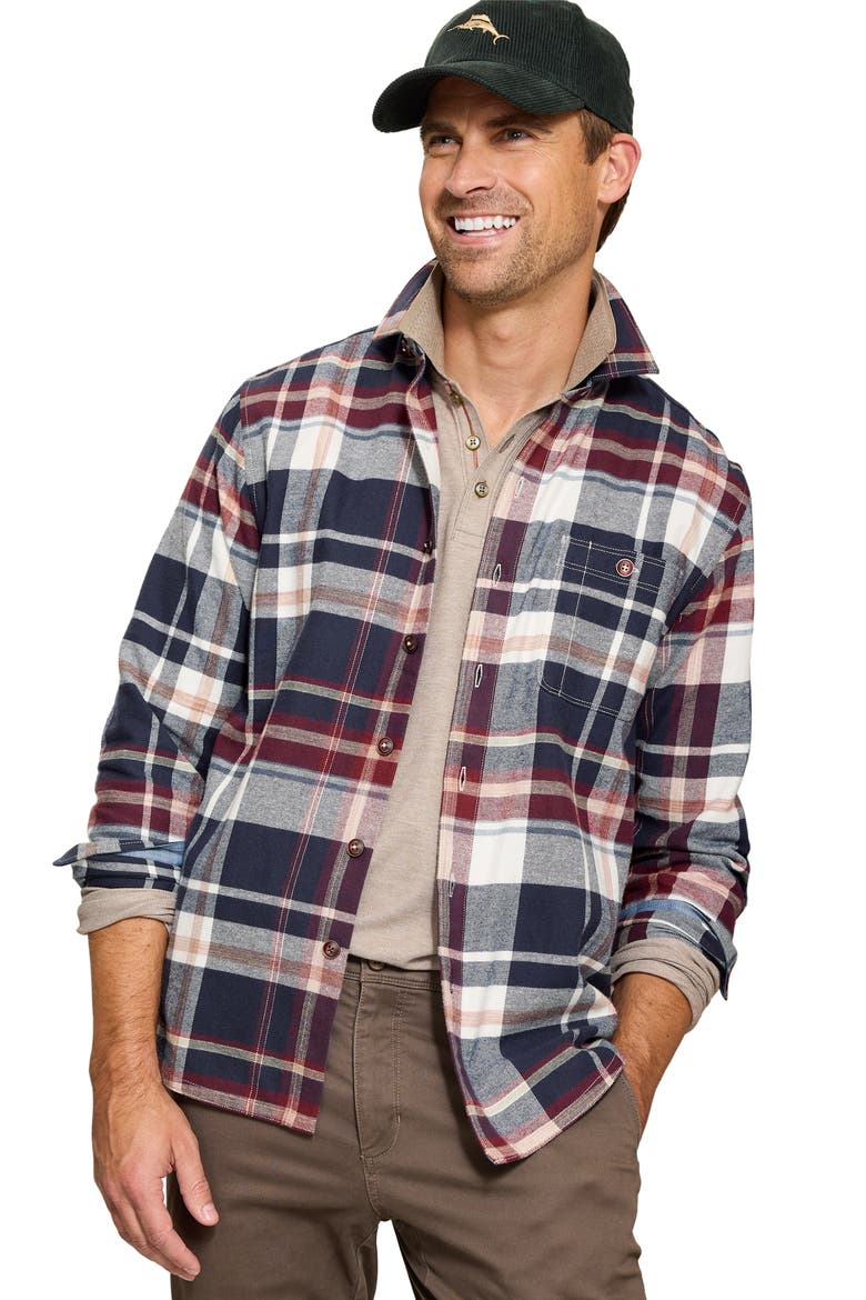 Canyon Beach Flintwood Check Button-Up Shirt, Main, color, RAW SUGAR