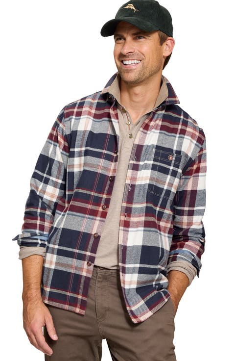 Canyon Beach Flintwood Check Button-Up Shirt